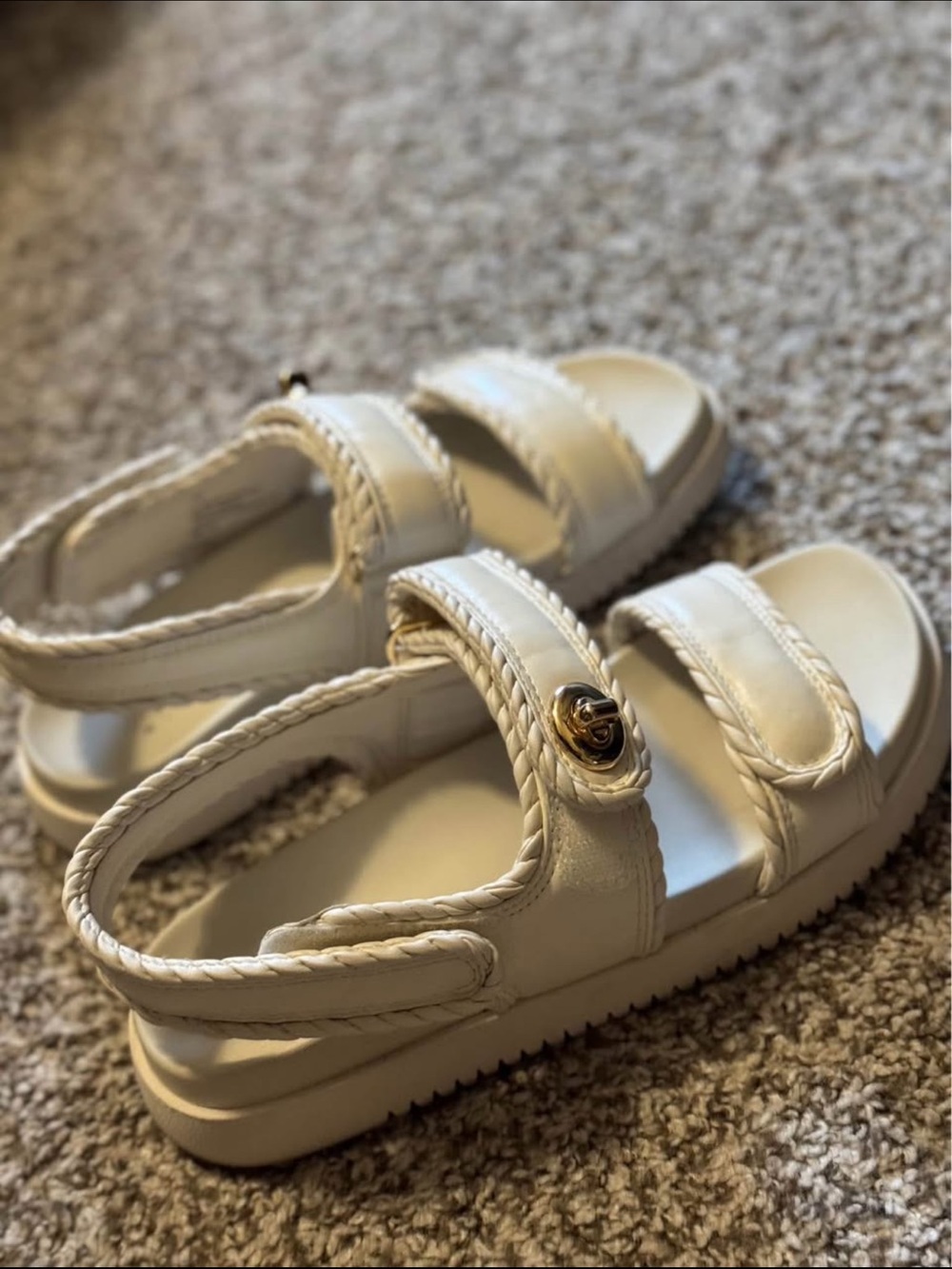 White Strappy Sandals